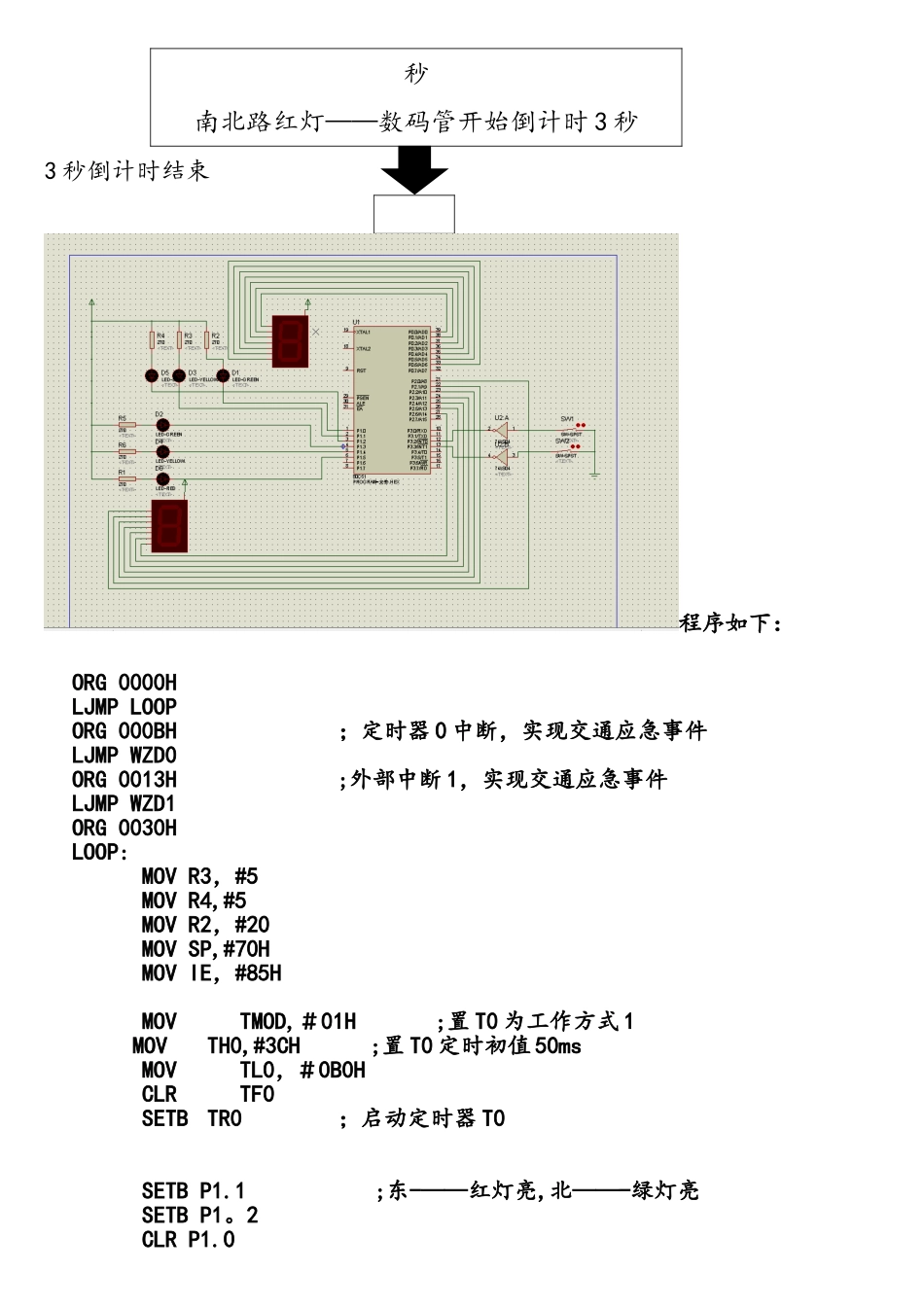 单片机红绿灯程序完整版_第3页