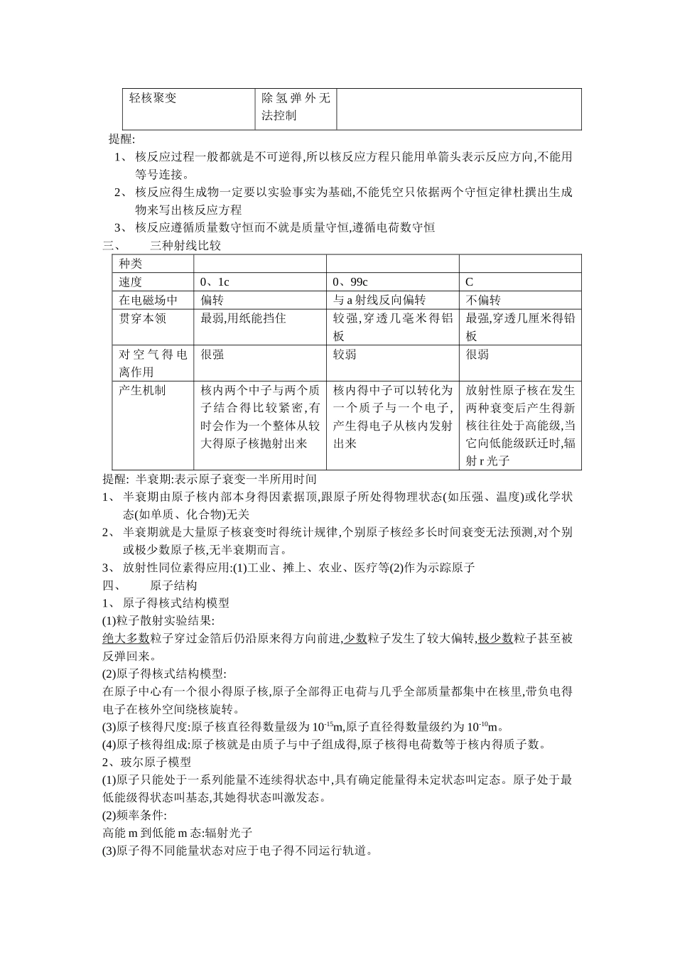 原子物理知识点_第3页
