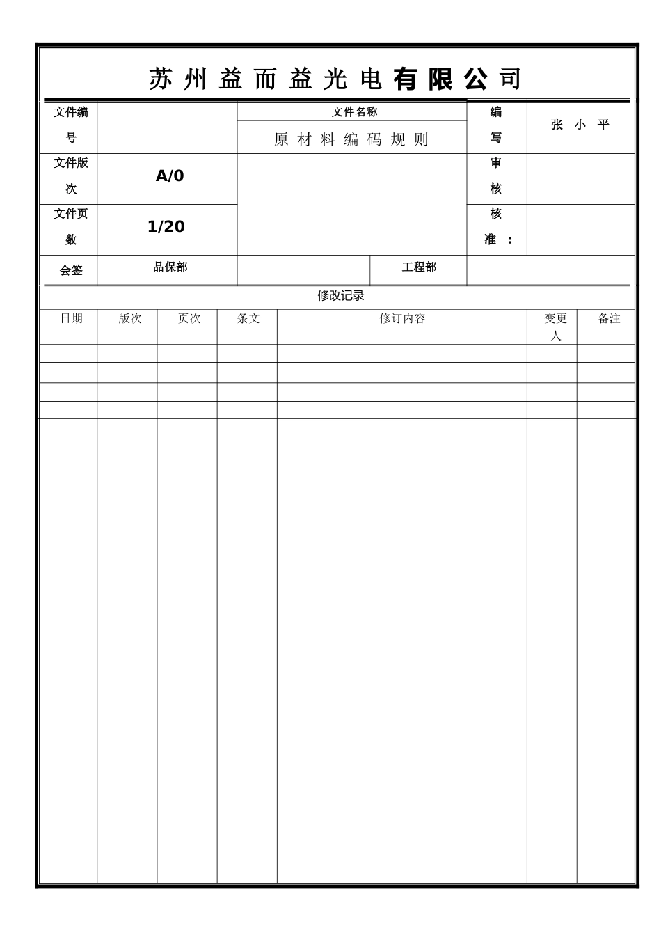 原材料编码规则_第1页