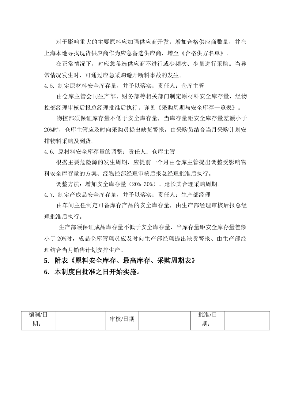 原材料采购应急预案制度_第2页