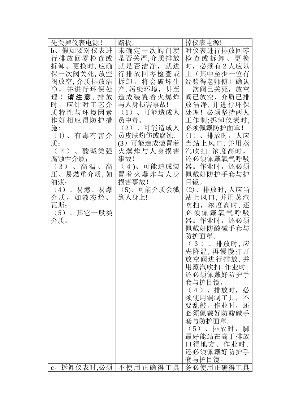 双法兰液位计量程及迁移量计算和日常维护_第3页