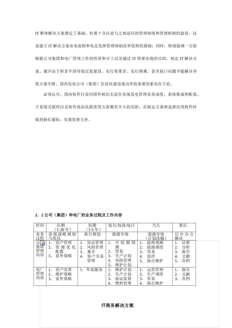 发电企业集团信息化解决方案_第2页
