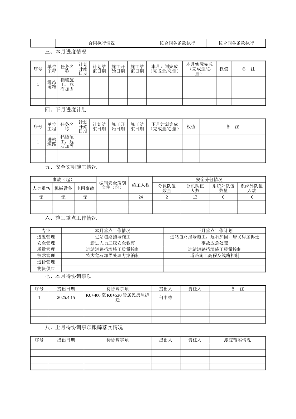 变电站新建工程监理月报ww_第3页