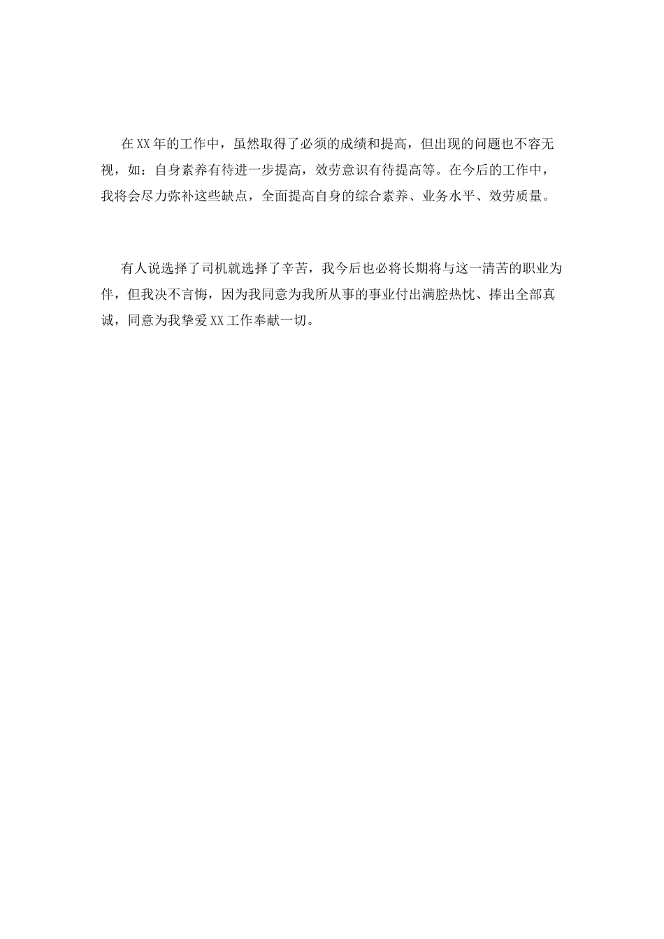 司机工作总结(十)_第3页