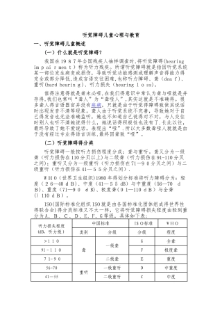 听觉障碍儿童的心理与教育