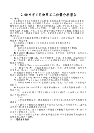 员工工作量分析报告