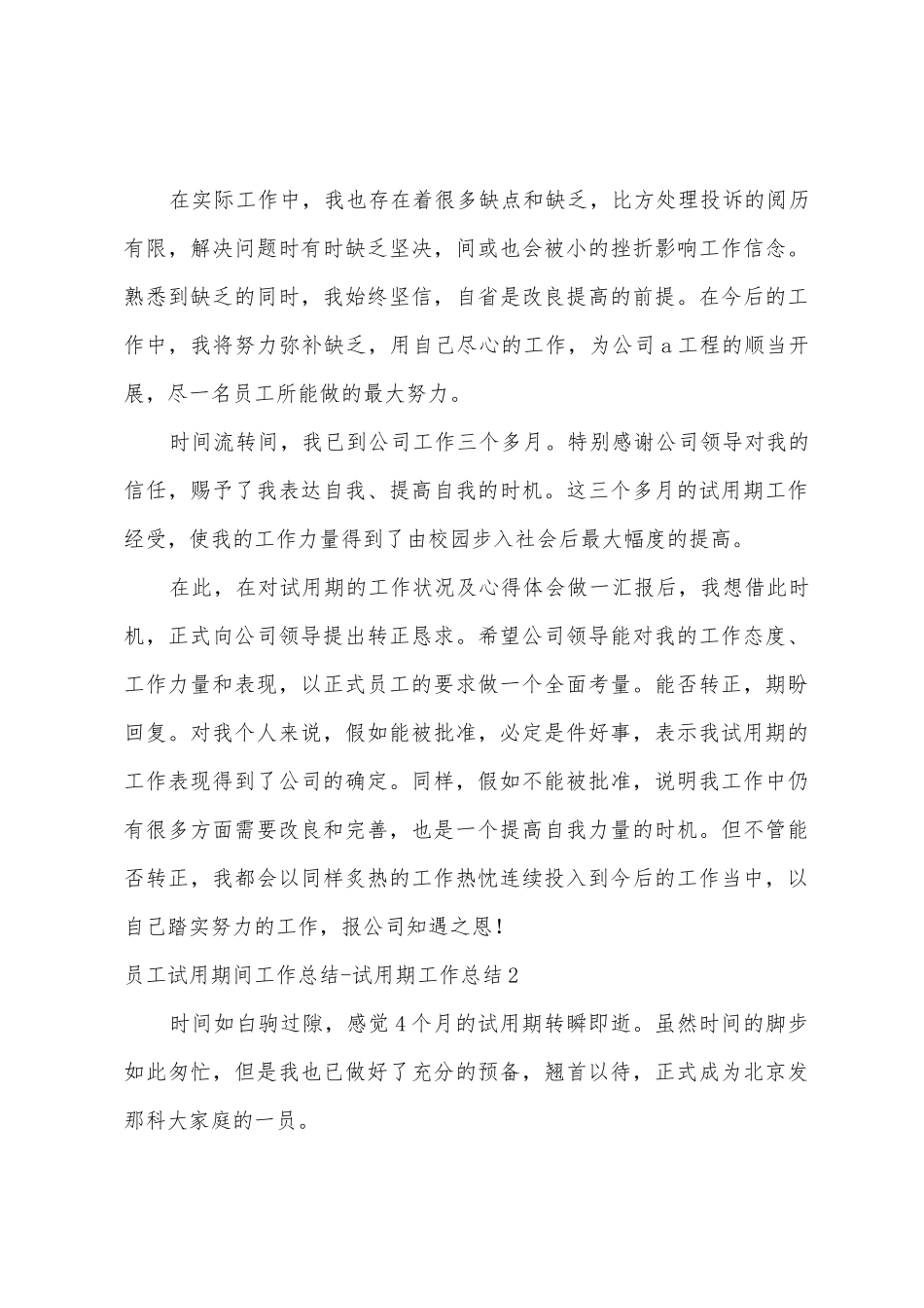 员工试用期间工作总结-试用期工作总结_第3页