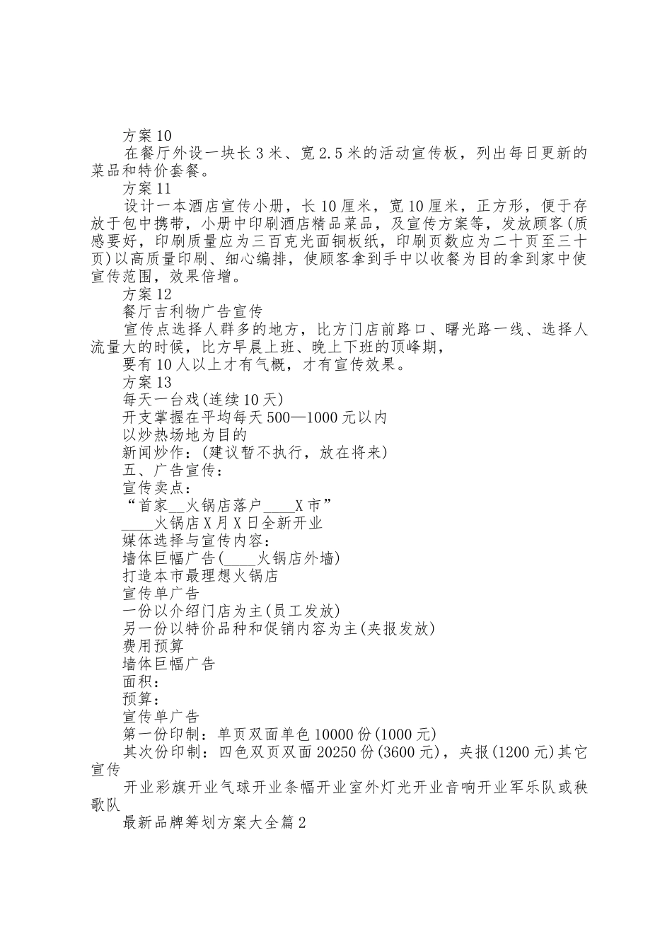 品牌策划方案大全5篇_第3页