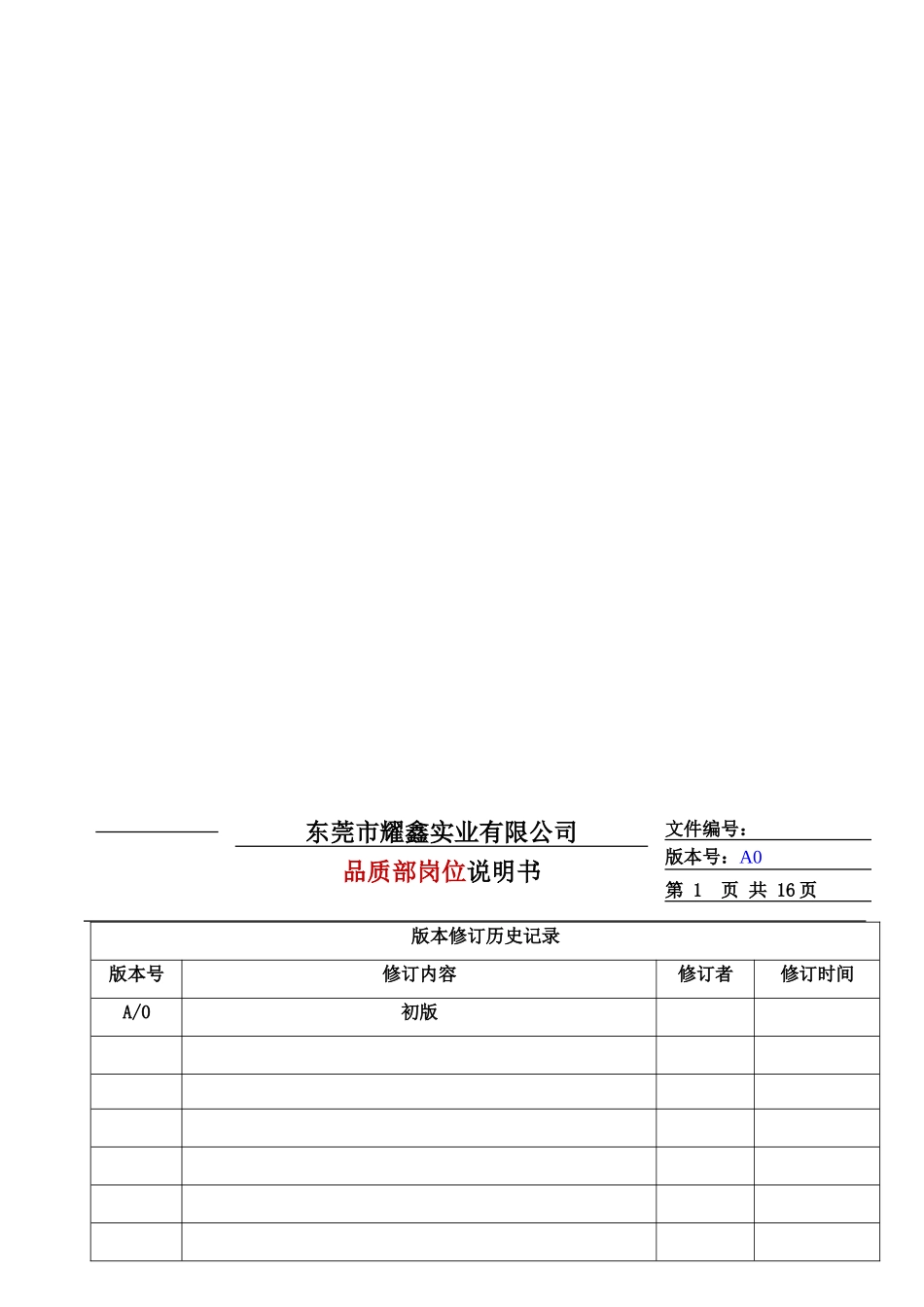 品质部岗位职责_第2页