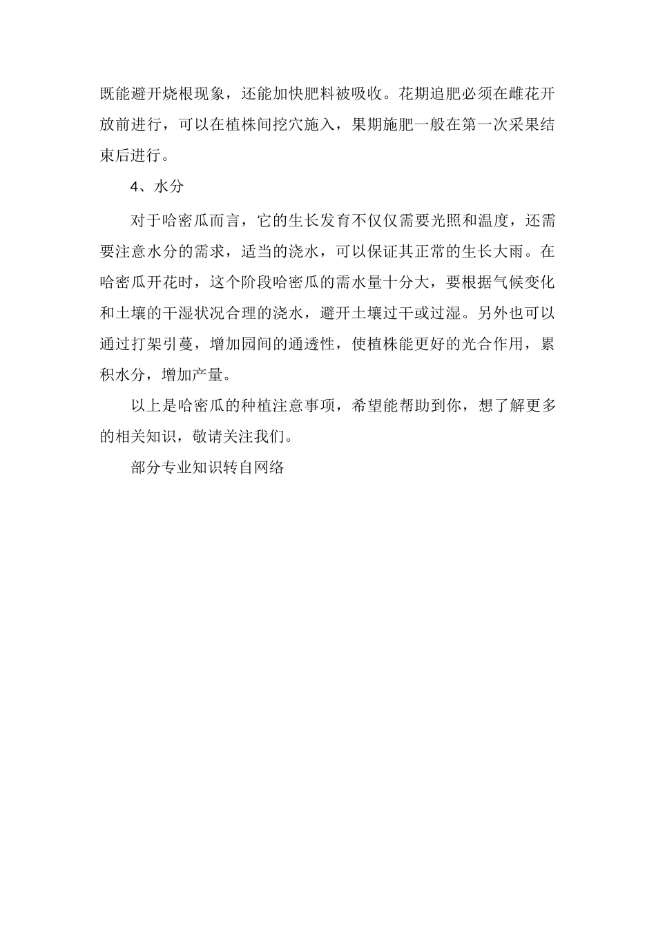 哈密瓜的种植注意事项_第2页