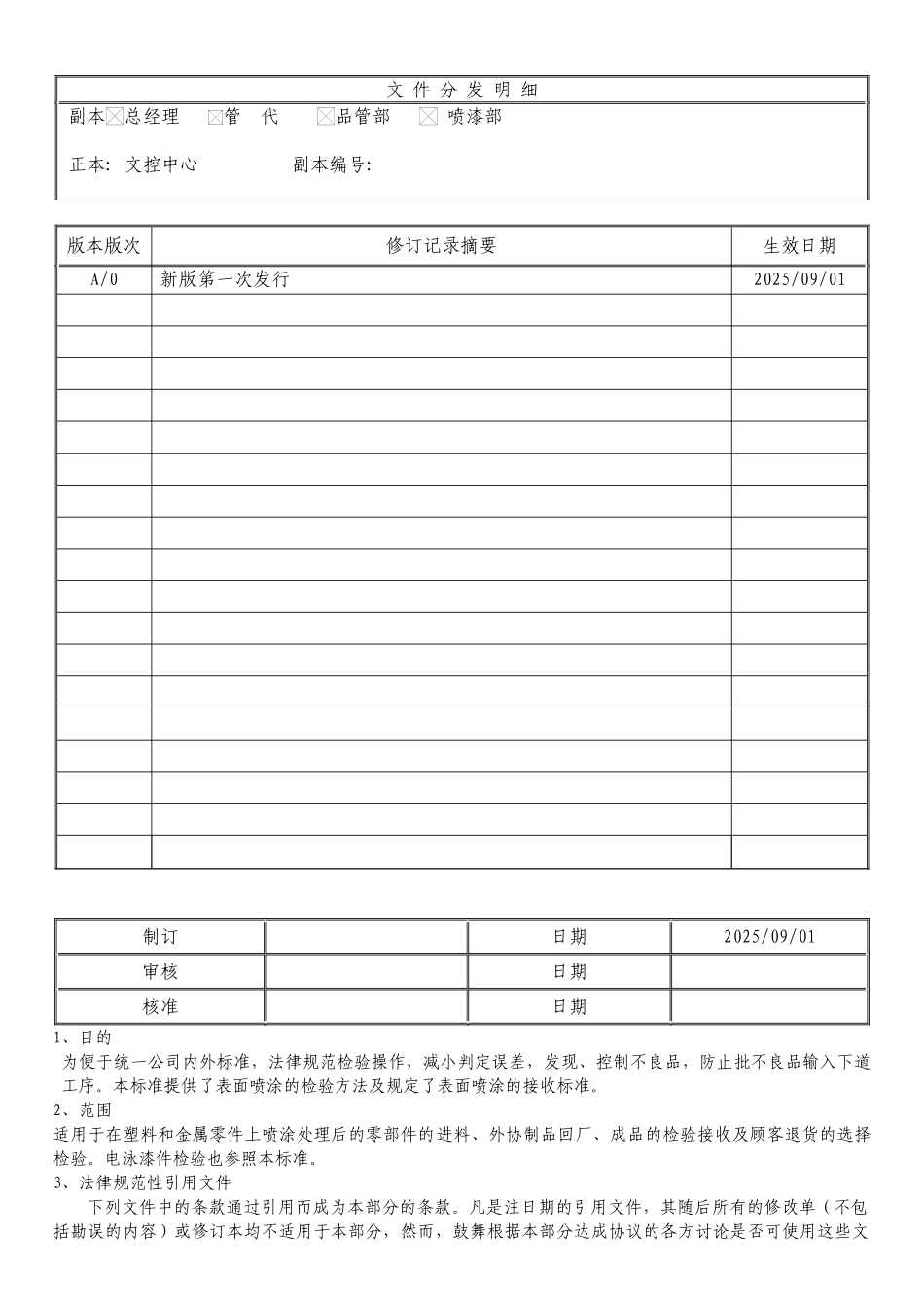 喷漆检验作业指导书_第1页