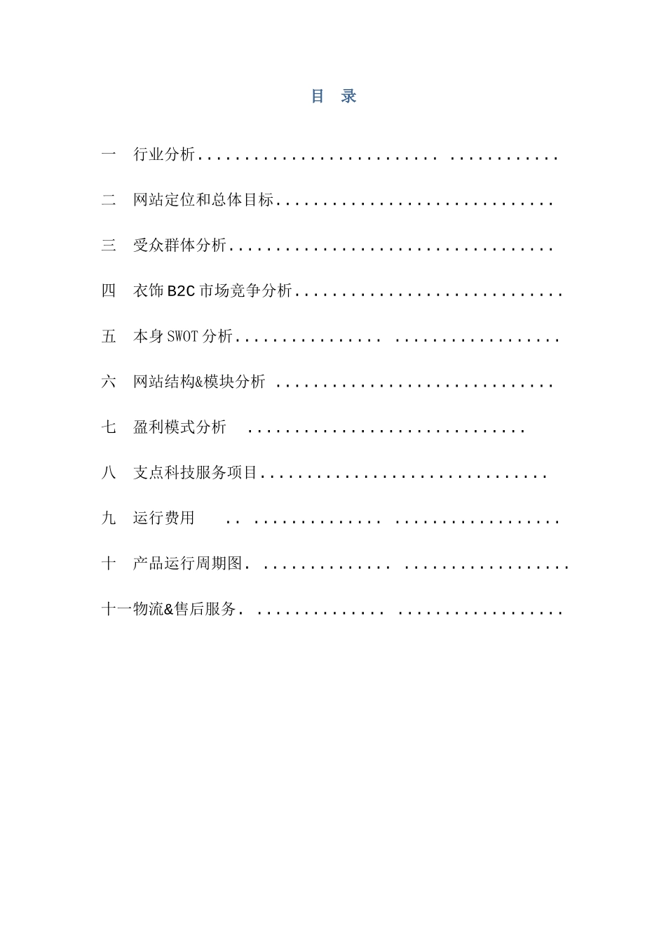回力电子商务网站运营专项方案_第2页