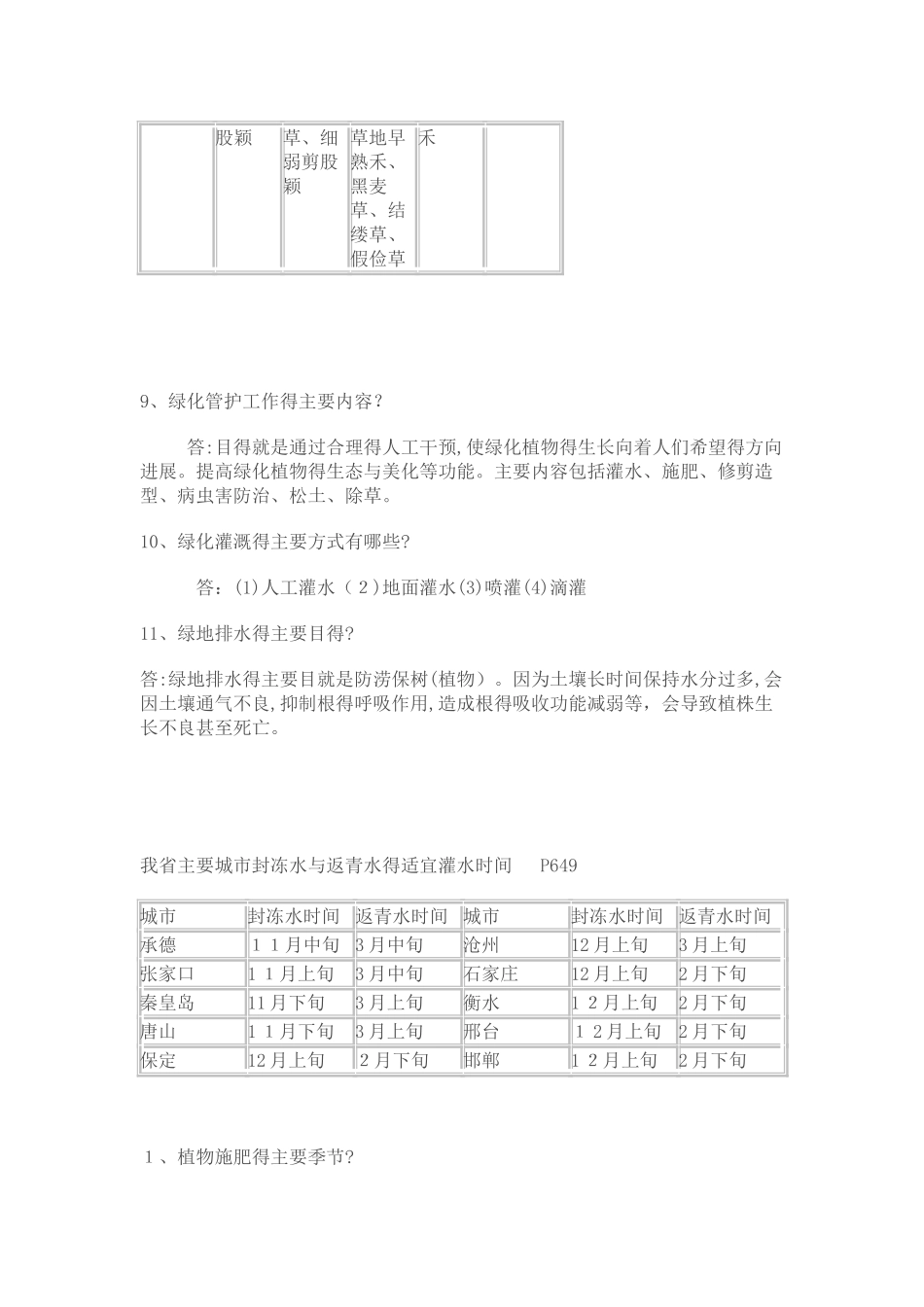 园林绿化技师考试_第3页
