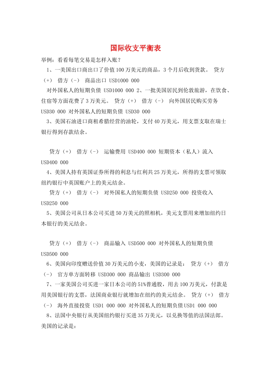 国际收支平衡表_第1页