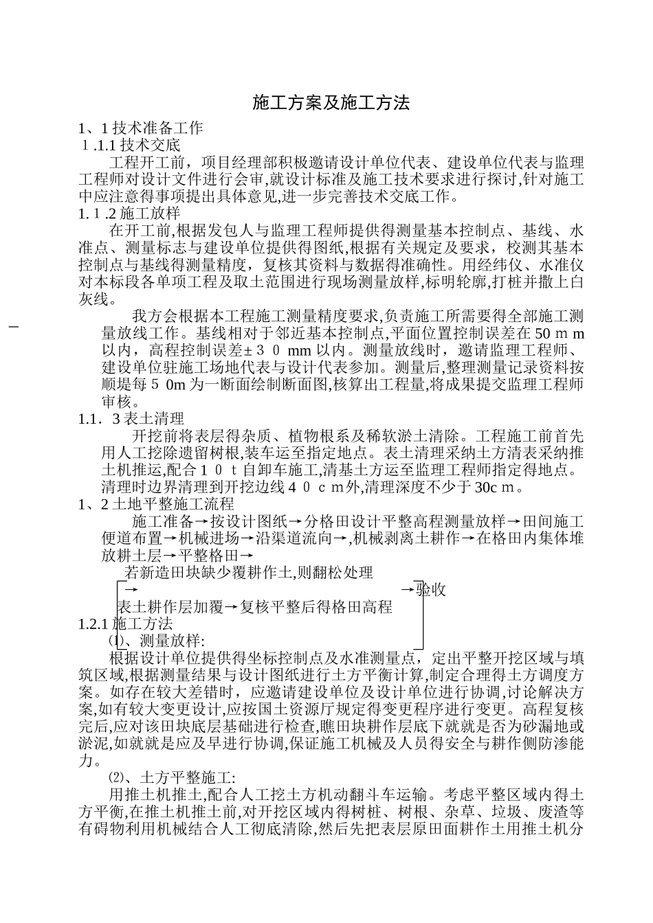 土地平整施工方案2_第1页