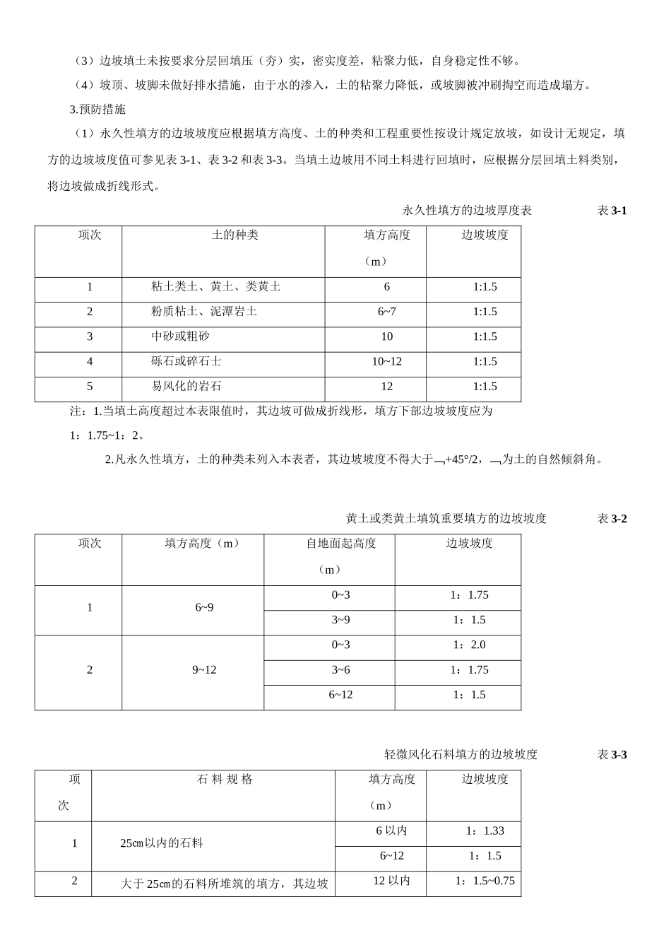 土方工程质量通病及预防措施 _第2页