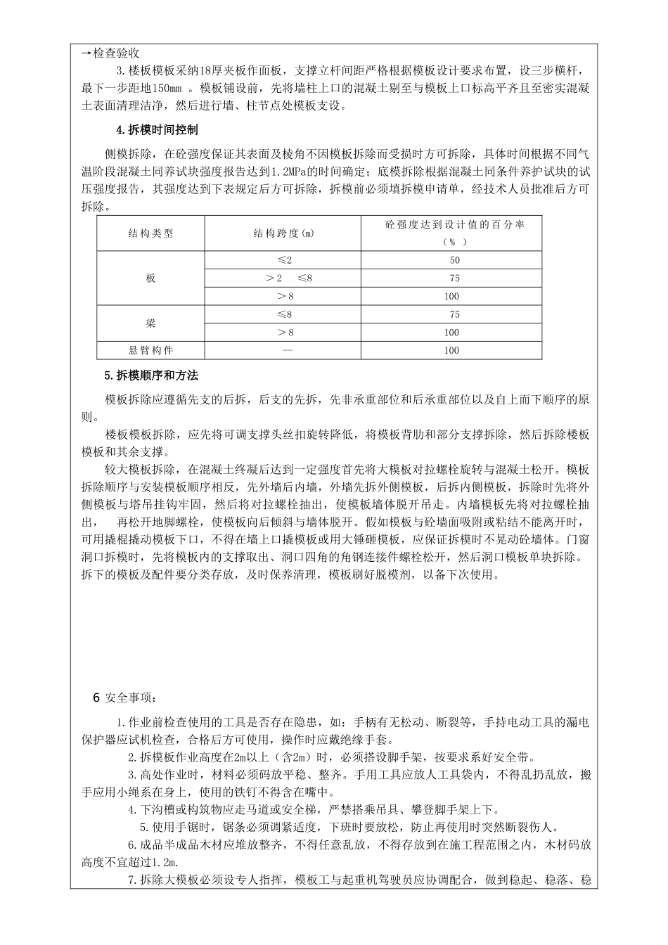 地下车库模板工程技术交底_第2页