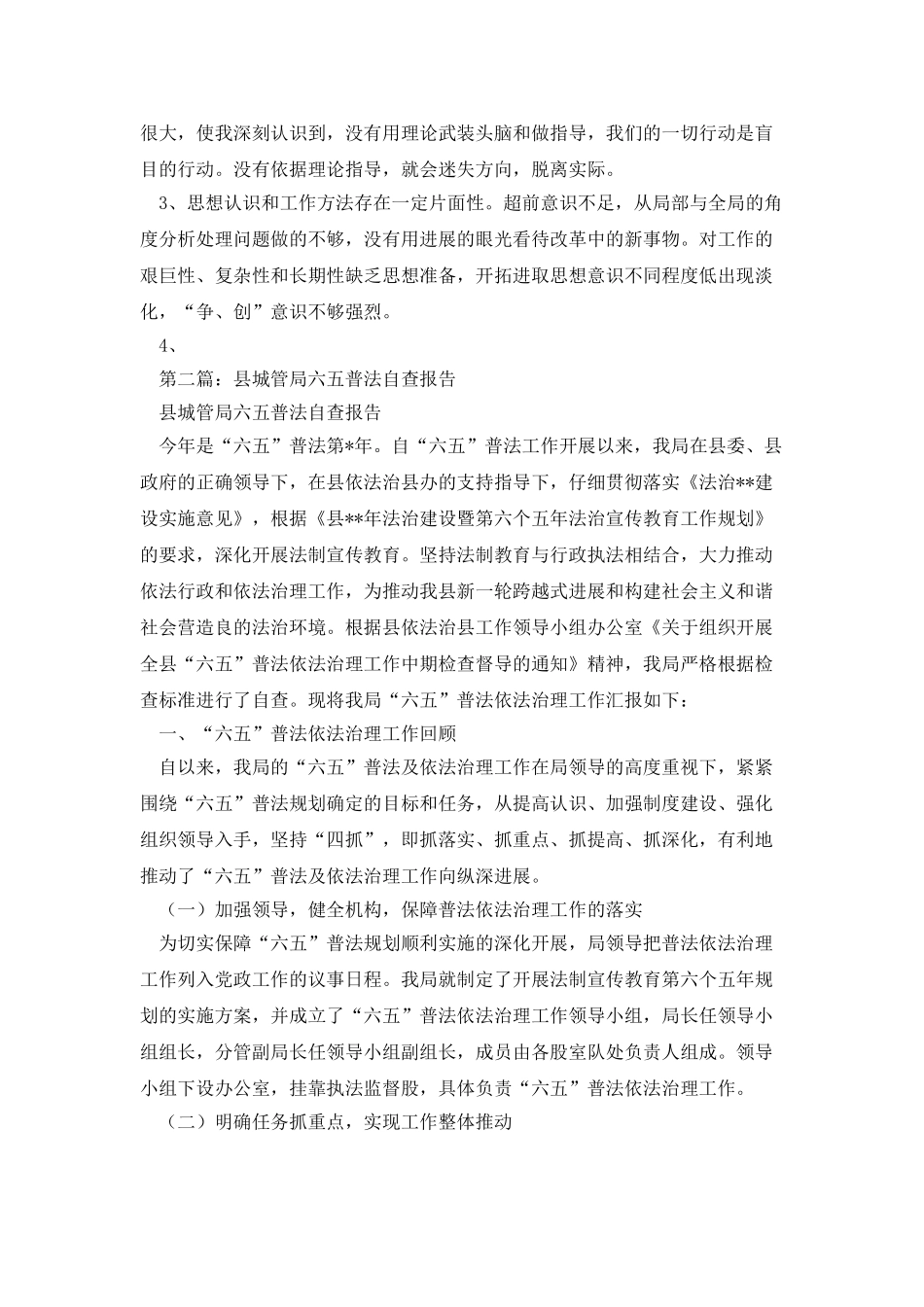 城管局自查报告_第3页