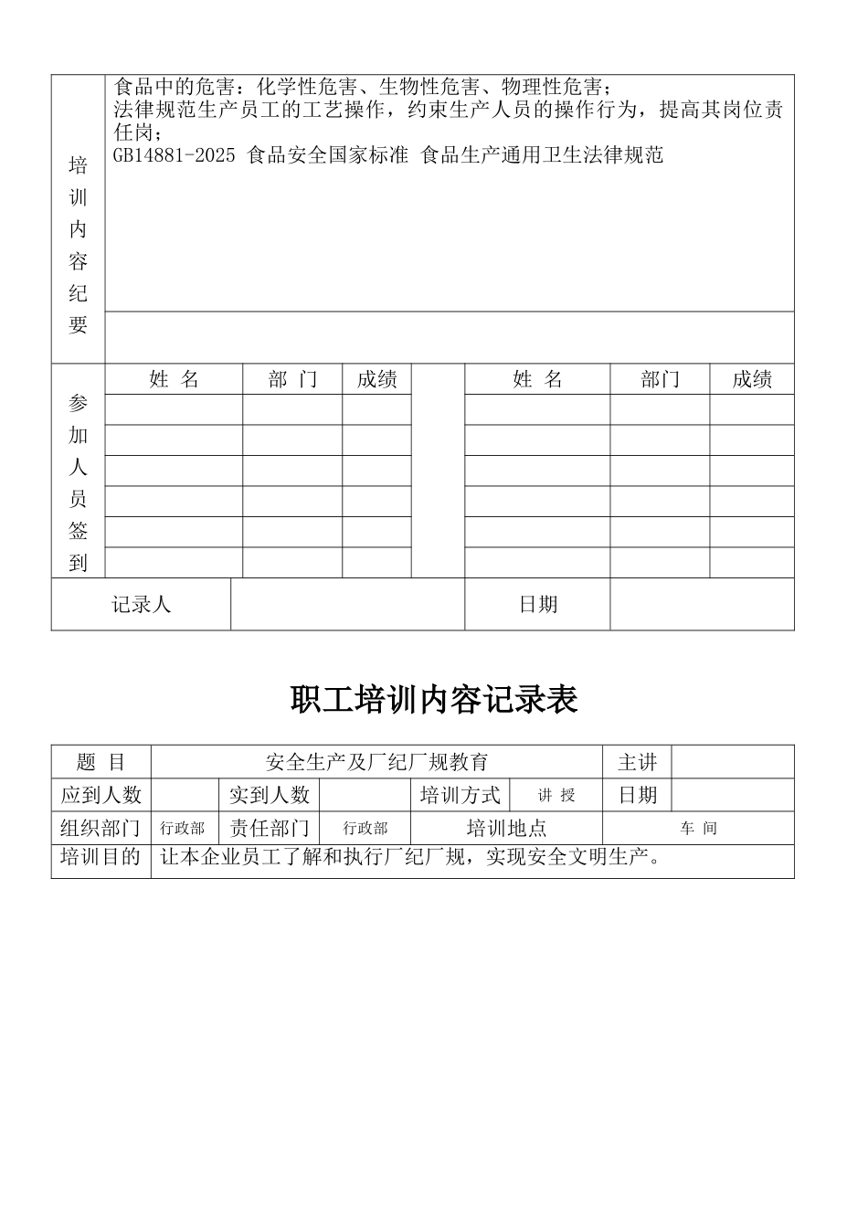 培训计划和培训记录_第3页