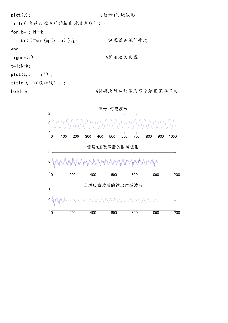 基于LMS算法的MATLAB仿真源程序_第2页