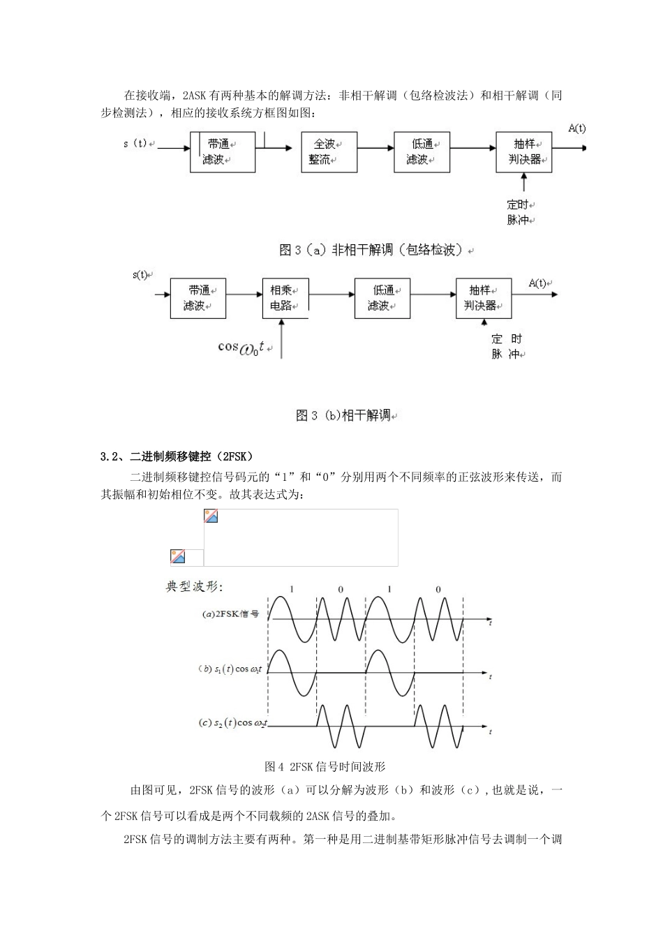 基于MATLAB的2ASK、2FSK和2PSK的调制仿真_第2页