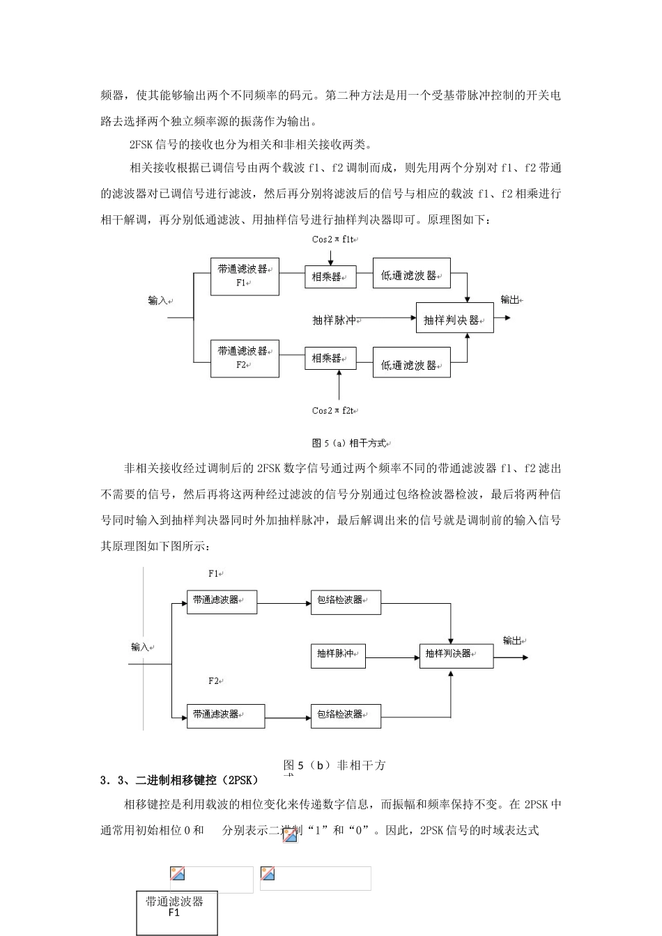 基于MATLAB的2ASK、2FSK和2PSK的调制仿真_第3页