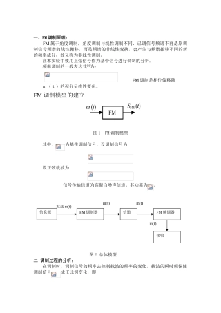 基于MATLAB的FM调制实现