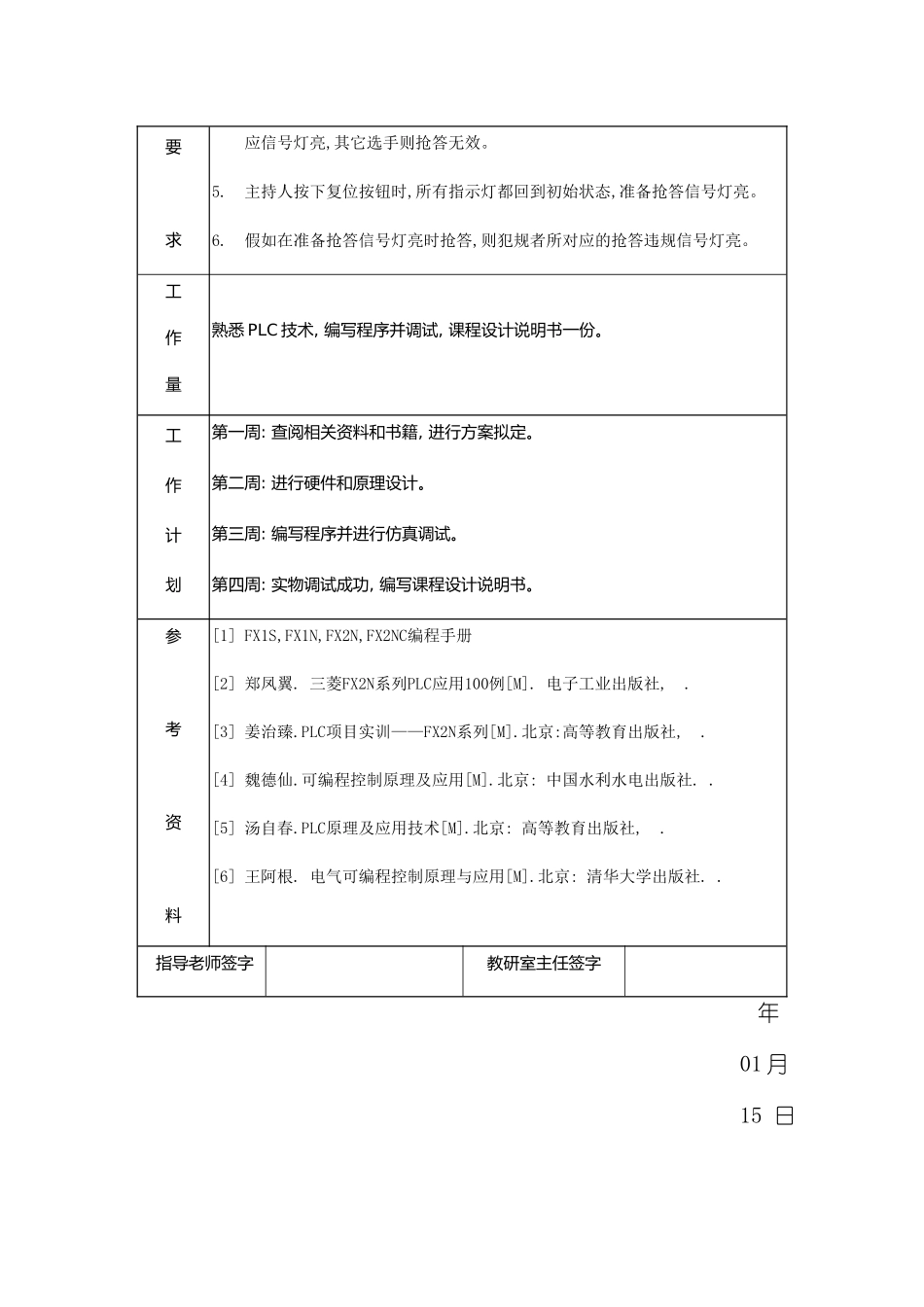 基于PLC的六路抢答器系统设计样本_第3页