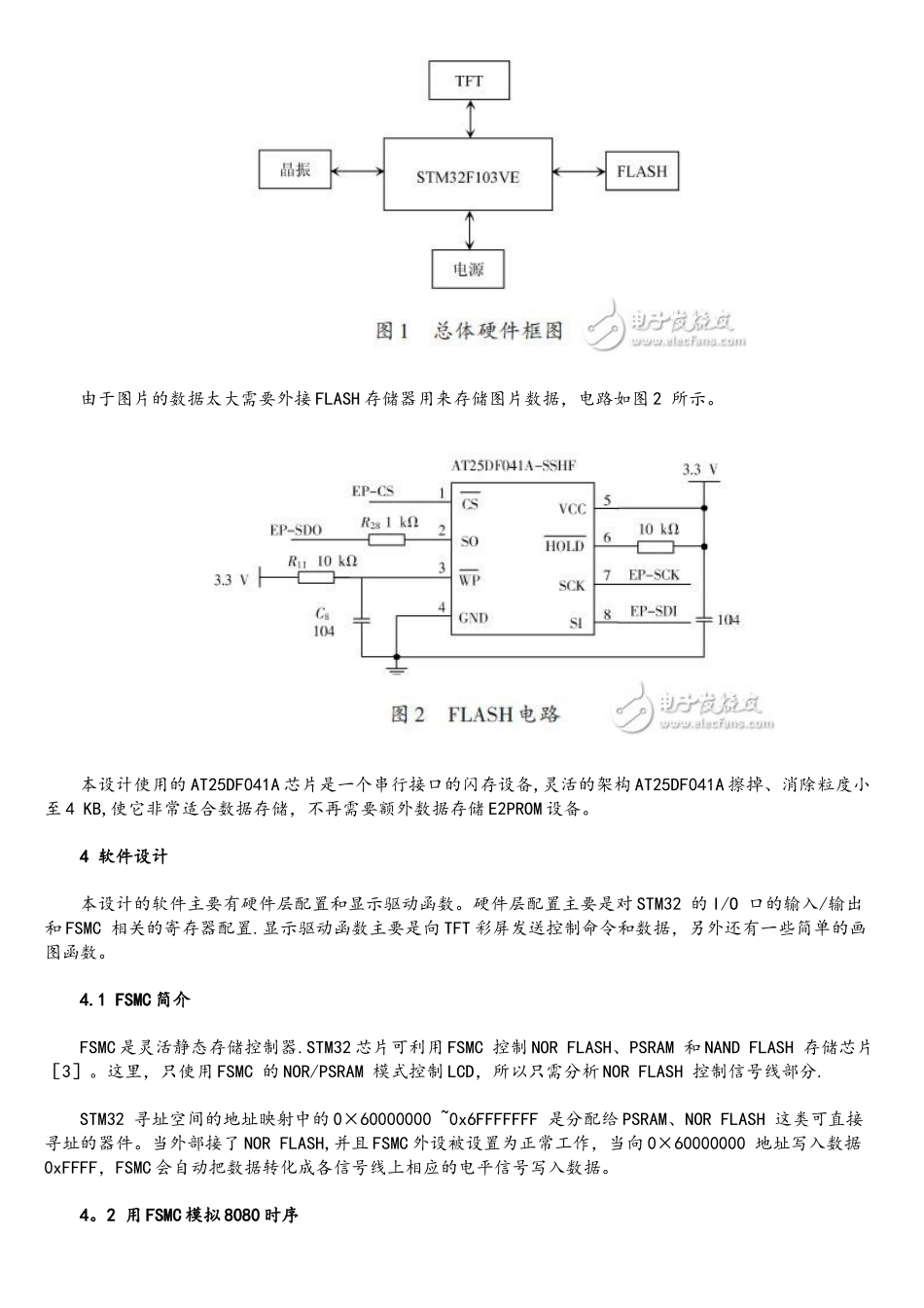 基于STM32的FSMC接口驱动TFT彩屏的设计方案_第2页