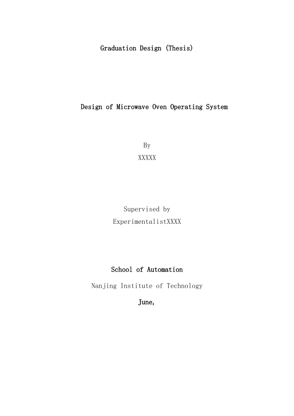 基于单片机的家电热水器控制系统设计毕业设计样本_第2页