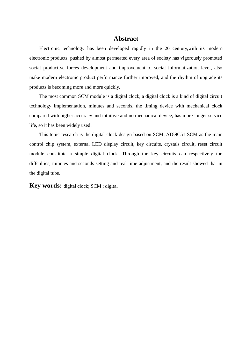 基于单片机的数字钟设计_第2页