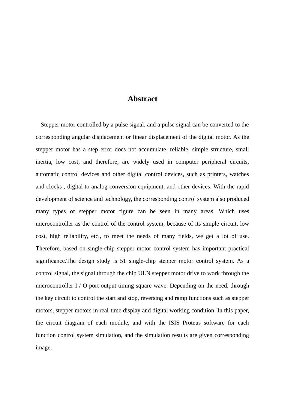 基于单片机的步进电机控制新版专业系统设计_第2页