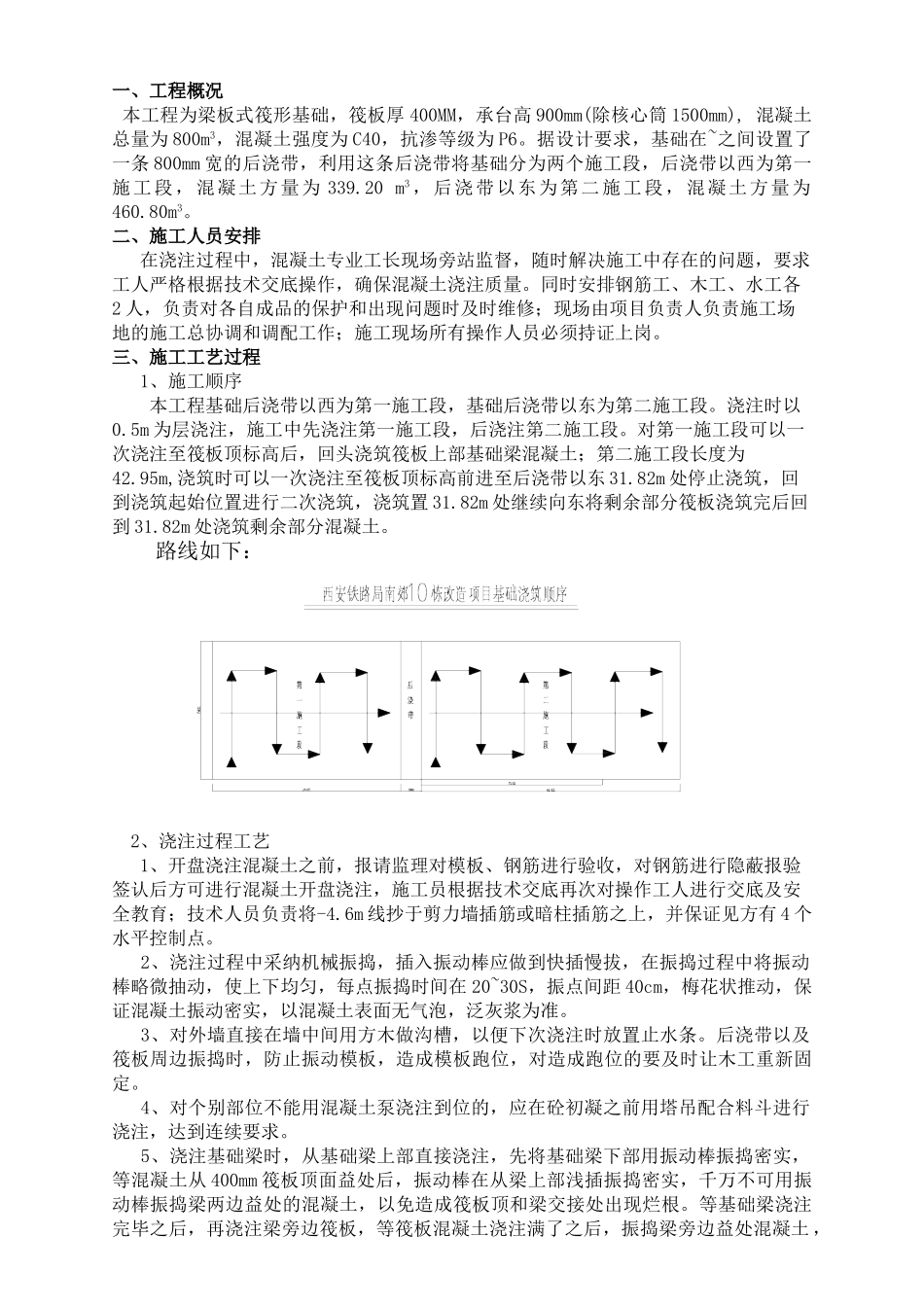 基础混凝土浇筑技术交底_第2页