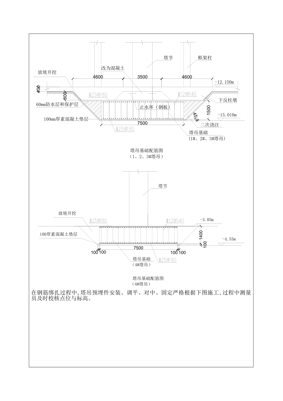 塔吊基础施工技术交底_第2页