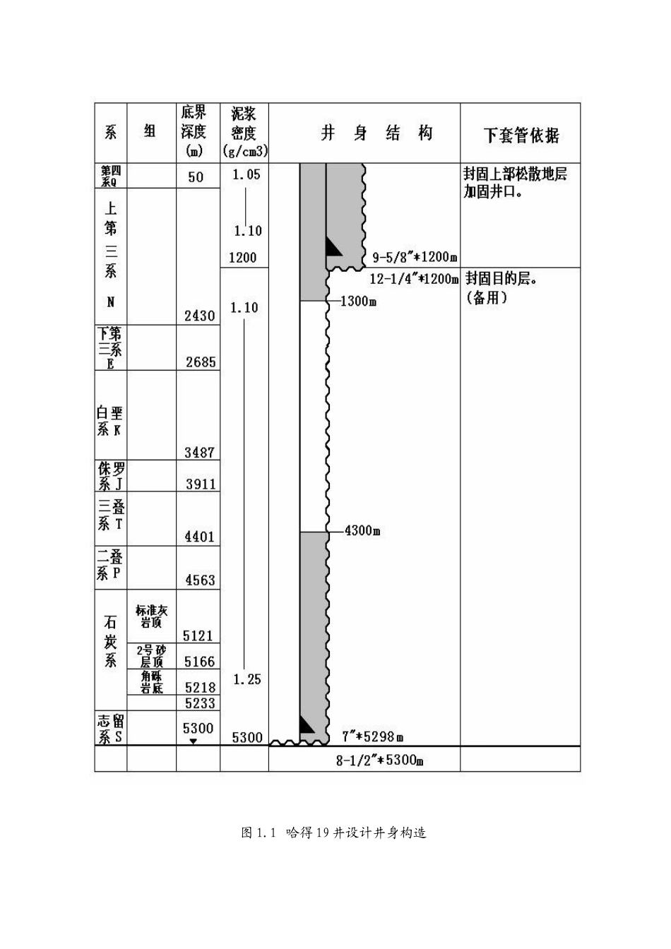 塔里木非常规井身结构及套管程序设计方案与可行性分析样本_第3页