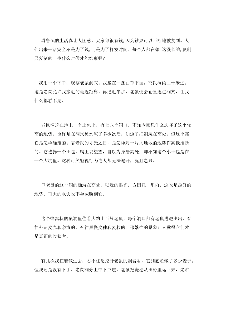 塔鲁镇的复制生活_第2页