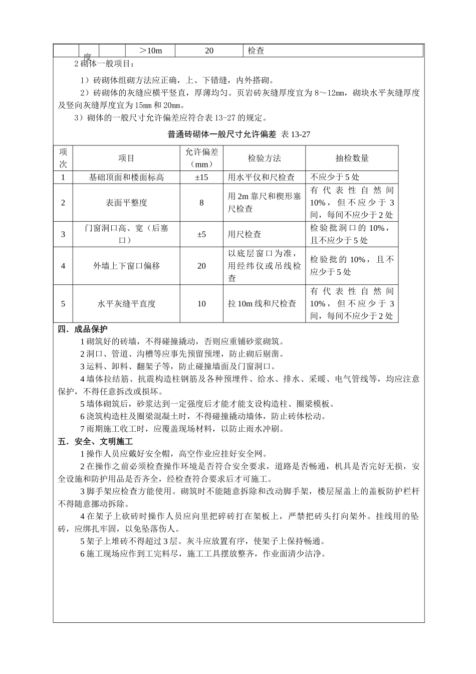 填充墙砌体工程技术交底2_第3页