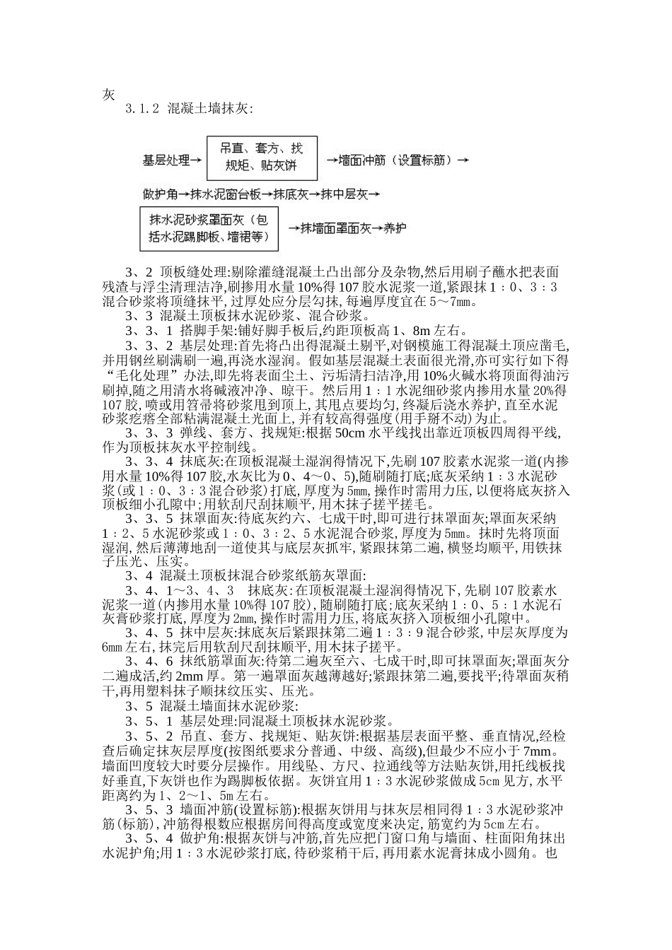 墙面粉刷技术交底_第2页