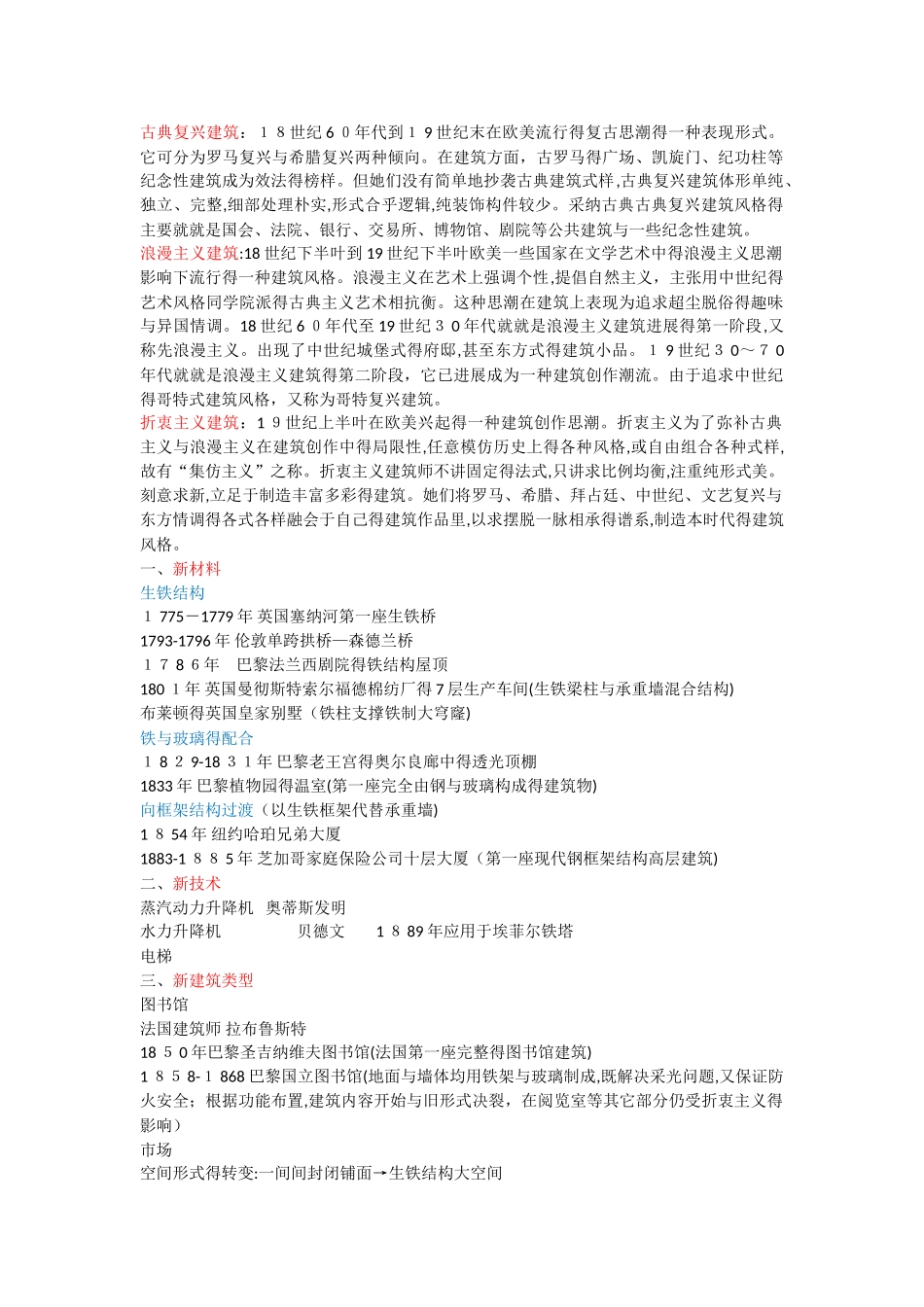 外国建筑史近现代部分_第1页