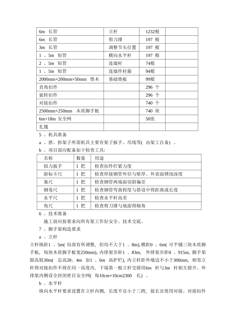 外墙及屋面改造工程外墙脚手架施工方案_第3页