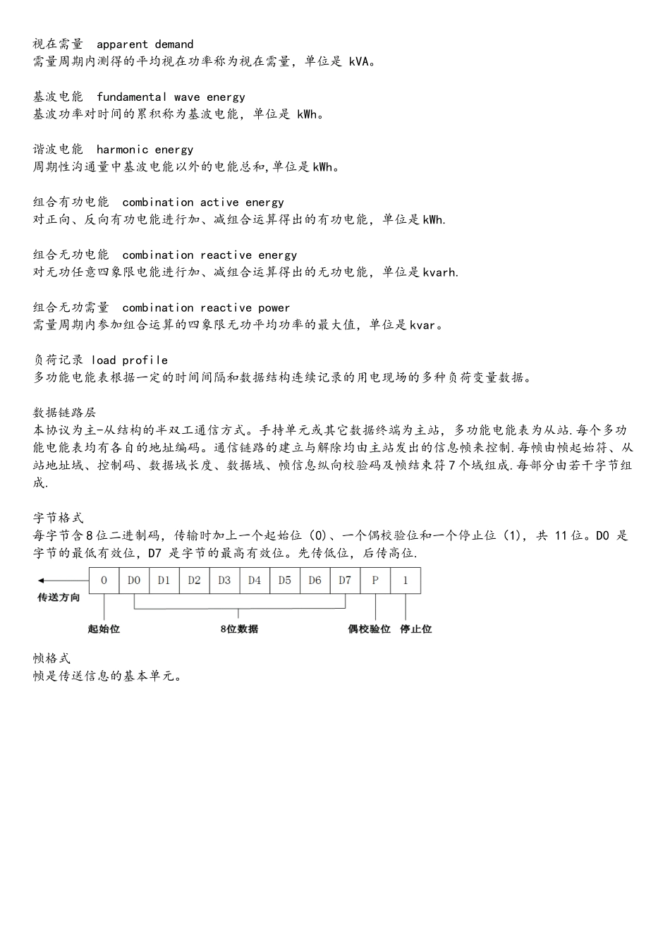 多功能电能表通信协议学习_第2页