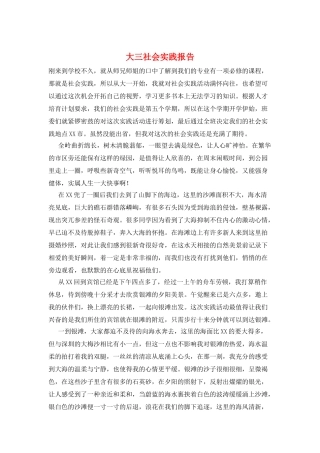 大三社会实践报告
