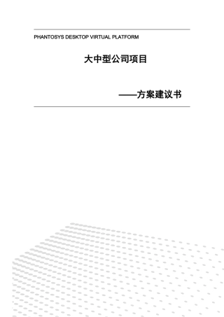 大中型企业解决方案Phantom软件流动态管理系统样本