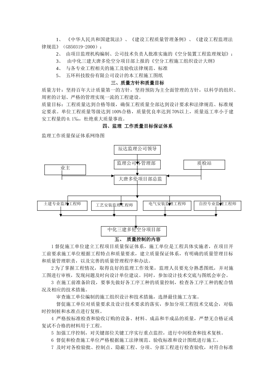 大唐国际煤基烯烃工程空分装置土建监理细则_第3页