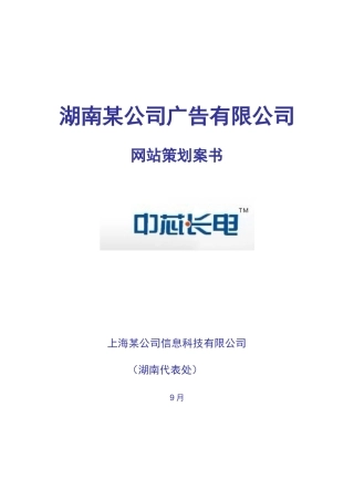大型网站策划方案详细步骤过程样本