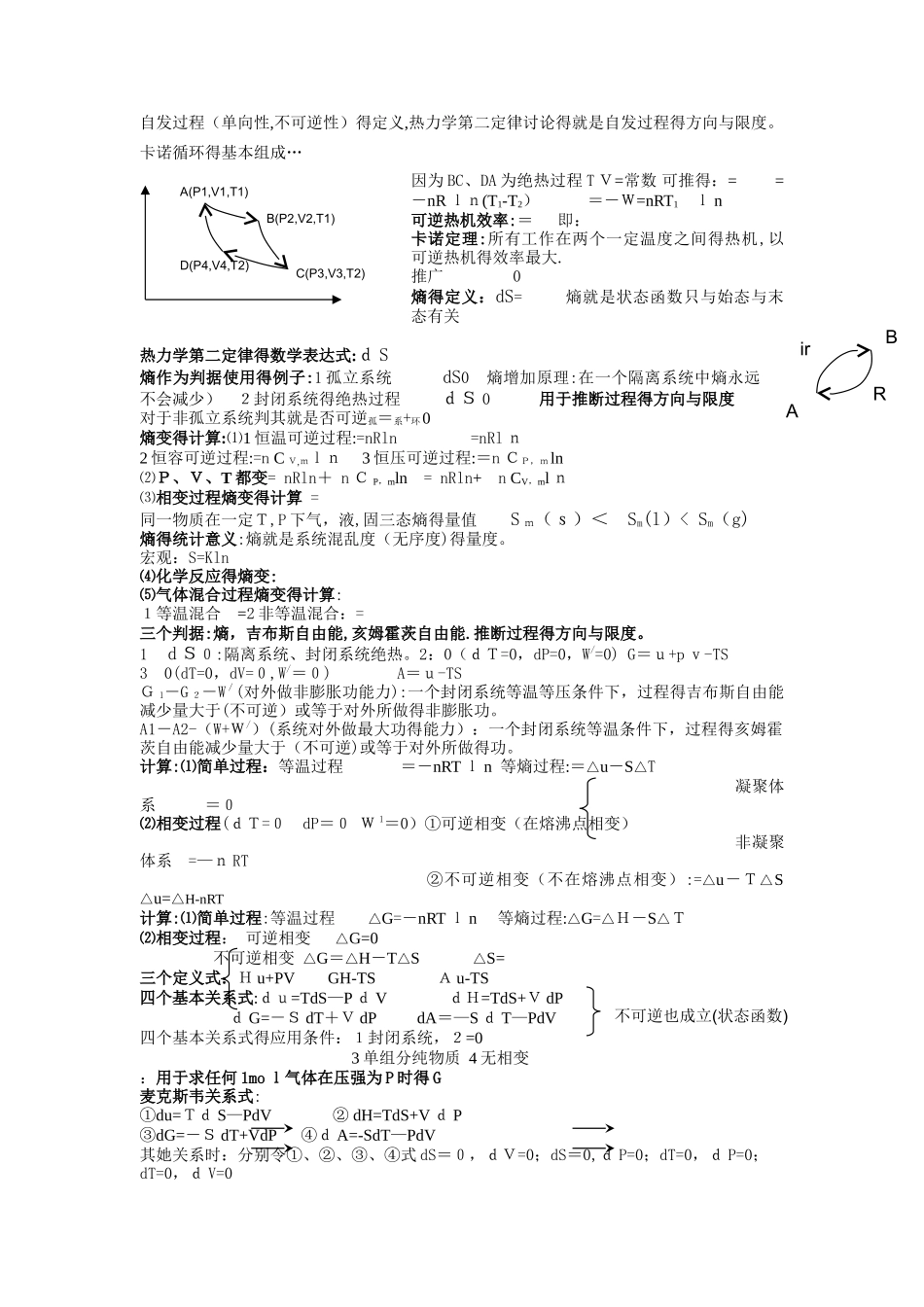 大学 物理化学 笔记总结_第2页
