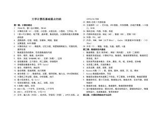 大学计算机基础重点归纳