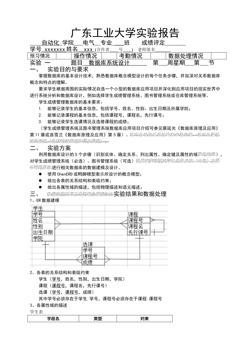 大数据库实验的报告材料材料_第2页