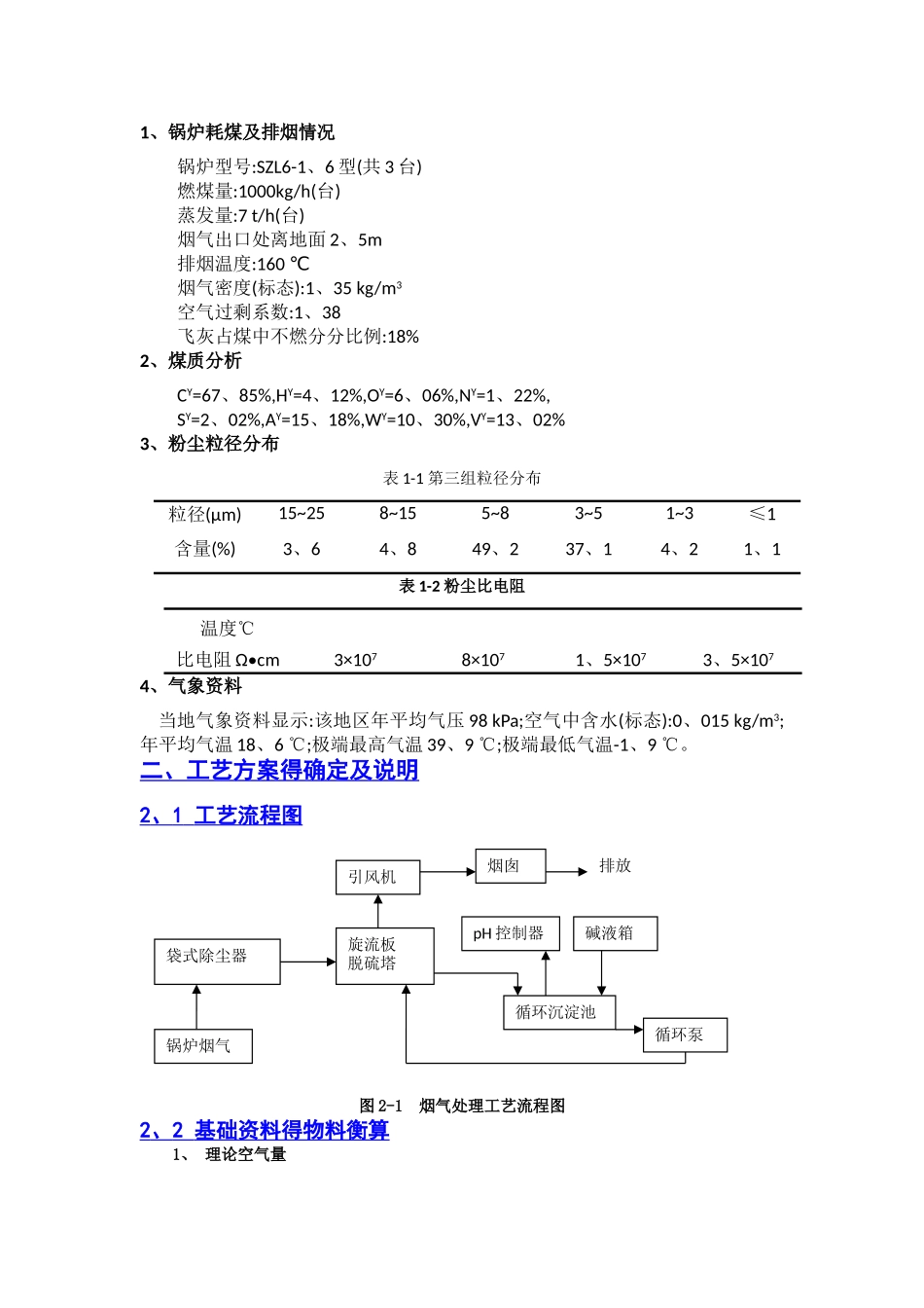 大气污染控制工程脱硫课程设计  万物生长_第3页