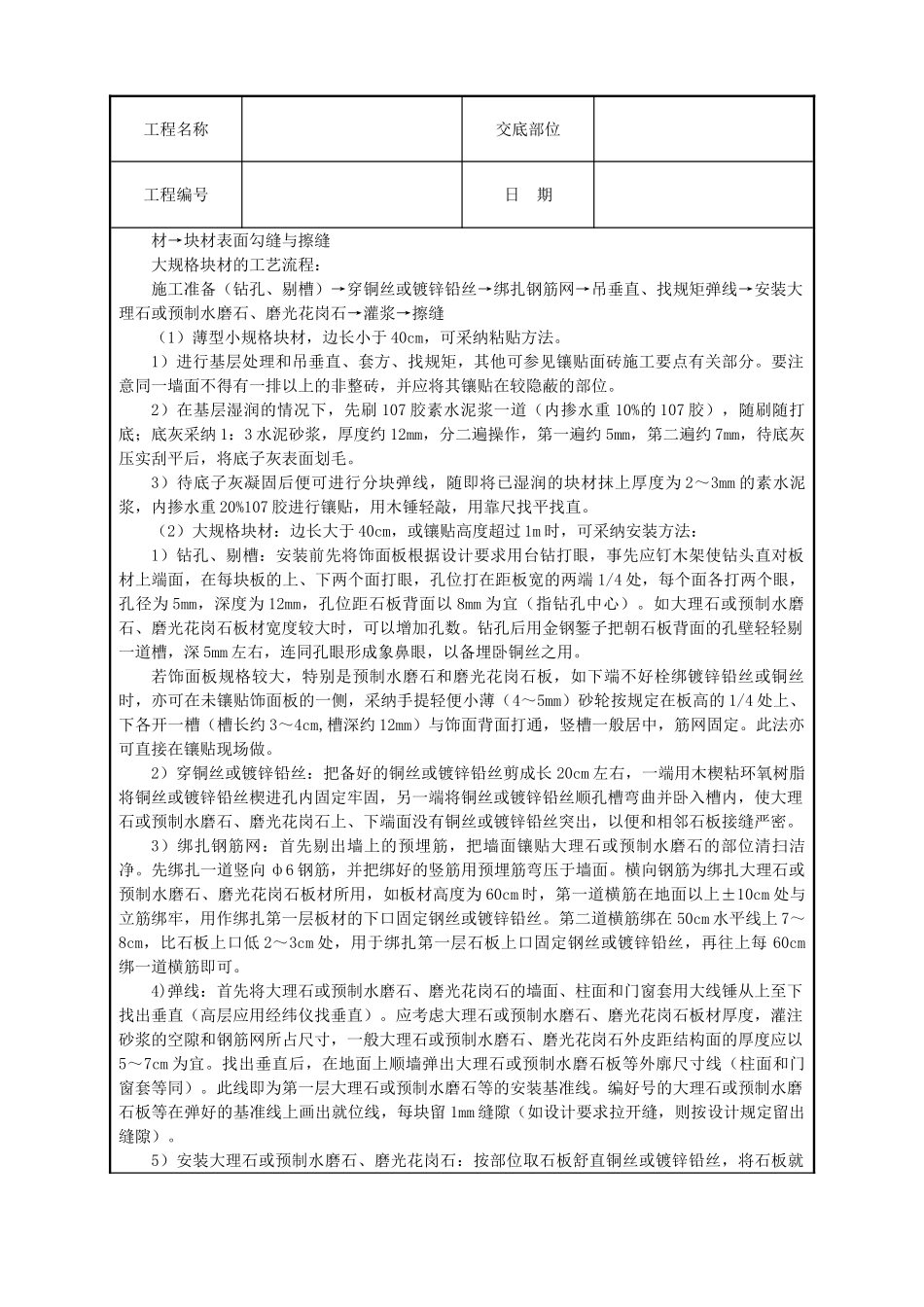 大理石磨光花岗石预制水磨石饰面_第2页